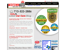 Tablet Screenshot of midtownautoservice.net